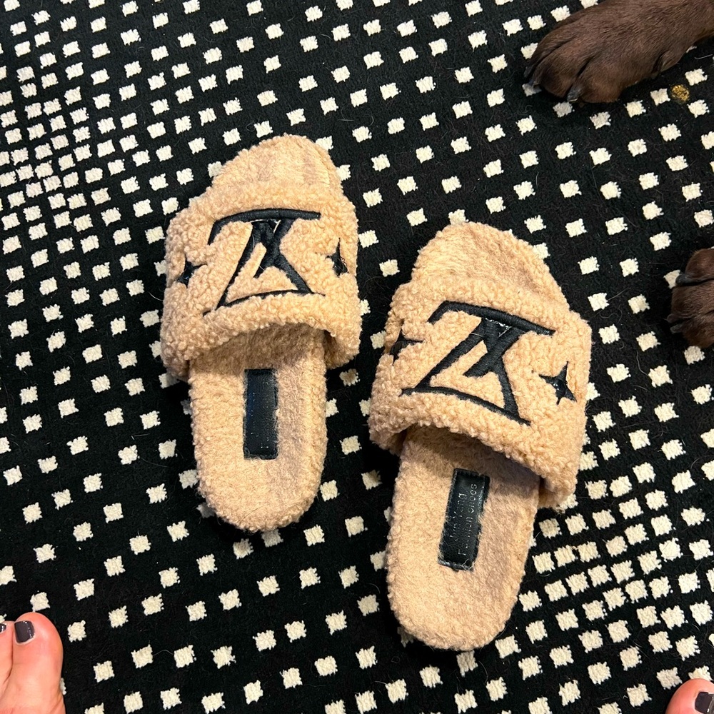 Fuzzy slipper shoe